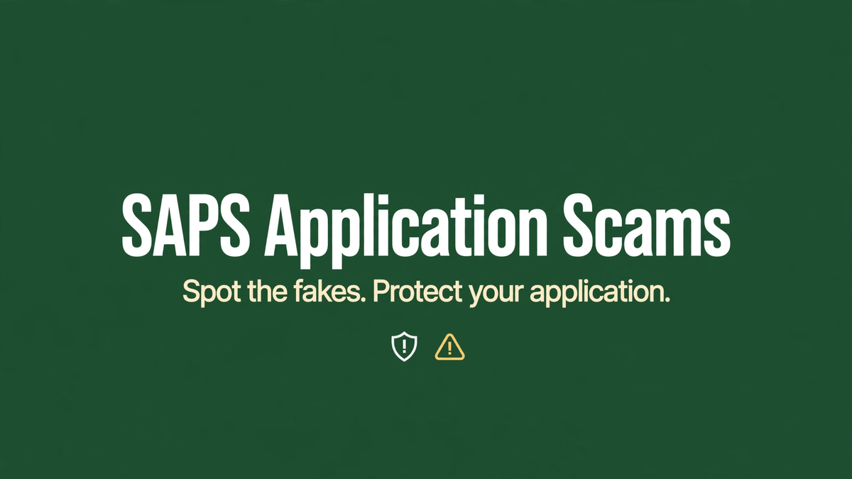 SAPS Application Scams to Avoid — and What Happens After You Apply